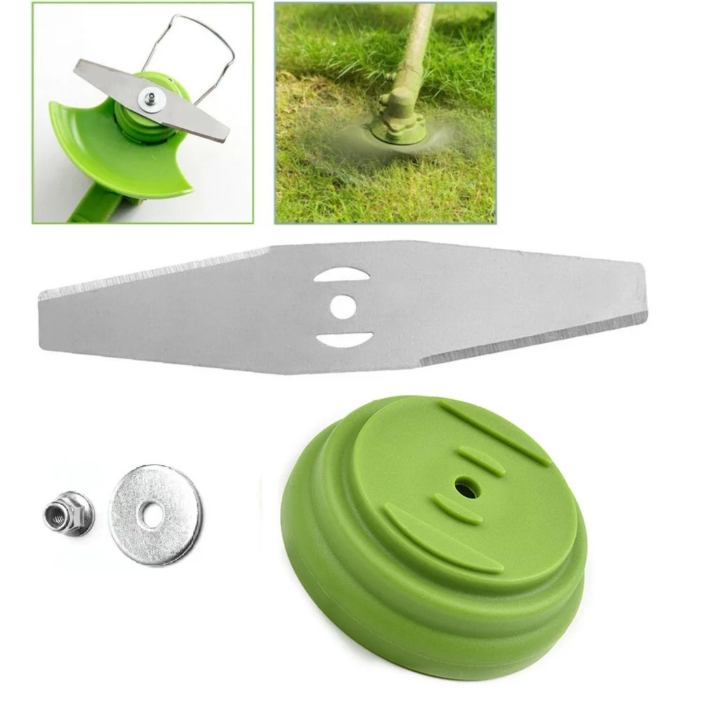 4pcs Grass Trimmer Metal Saw Blades Plastic Cover Brushcutter Knives For Electric Lawn Mower Lawnmower High Quality Power Tools
4pcs Grass Trimmer Metal Saw Blades Plastic Cover Brushcutter Knives For Electric Lawn Mower Lawnmower High Quality Power Tools