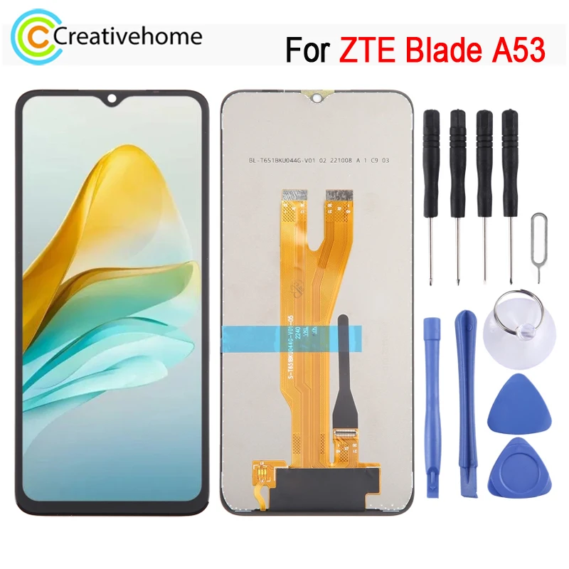 ЖК-экран 6,52 дюйма для ZTE Blade A53, ЖК-дисплей с дигитайзером, полная сборка, запасная часть
ЖК-экран 6,52 дюйма для ZTE Blade A53, ЖК-дисплей с дигитайзером, полная сборка, запасная часть