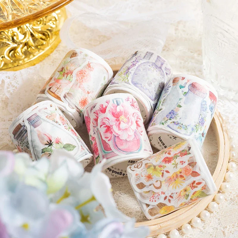 20Packs Wholesale Roll Tape Colorful Rose Garden Decorative Stciker Flowers Base Paper Watercolor Pink perfume Collage scrapbook
20Packs Wholesale Roll Tape Colorful Rose Garden Decorative Stciker Flowers Base Paper Watercolor Pink perfume Collage scrapbook