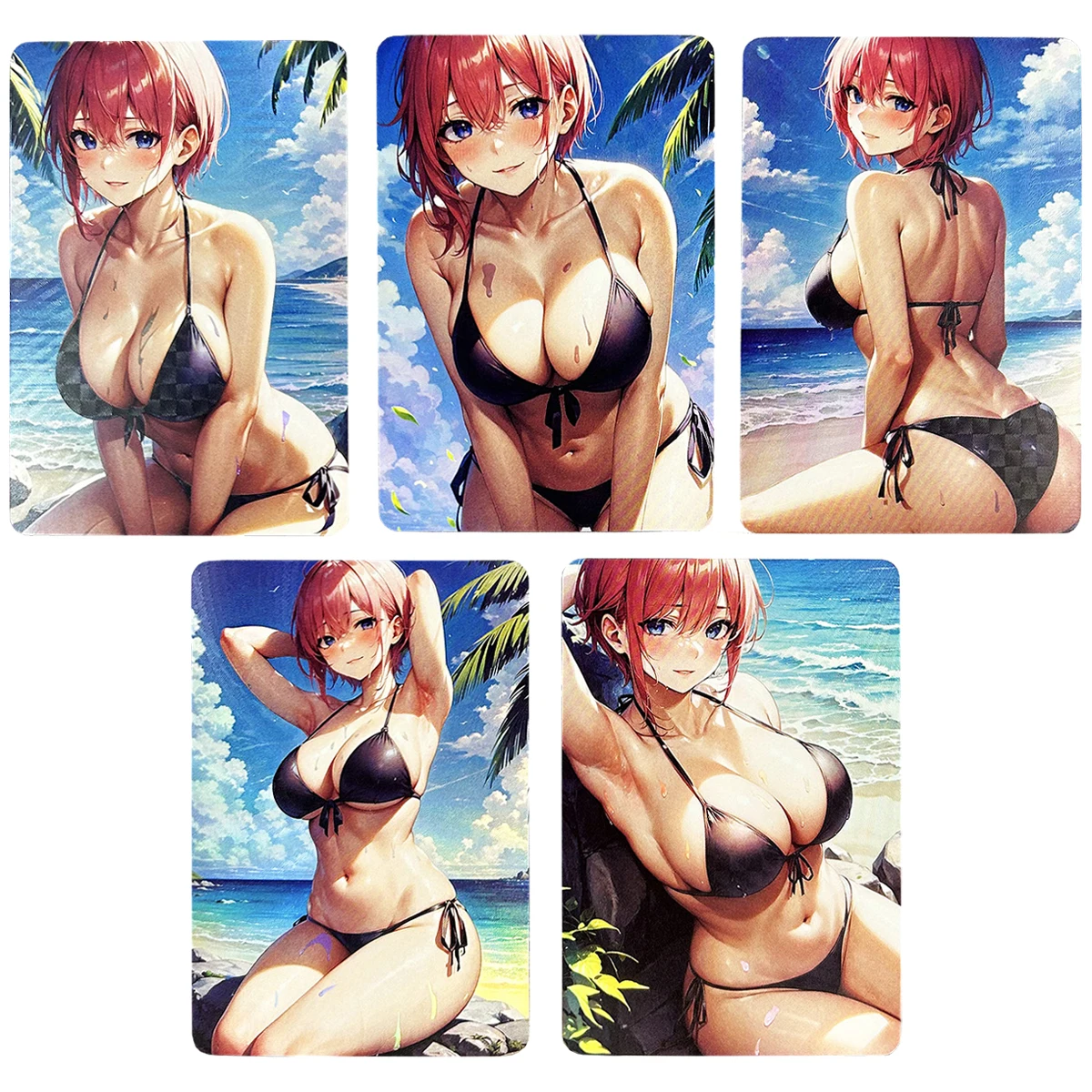 Diy 5 шт./набор самостоятельного изготовления Nakano Ichika ACG флэш-Карта Серия quintessence Quintuplets Подарочные игрушки игра Аниме коллекционные карты
Diy 5 шт./набор самостоятельного изготовления Nakano Ichika ACG флэш-Карта Серия quintessence Quintuplets Подарочные игрушки игра Аниме коллекционные карты