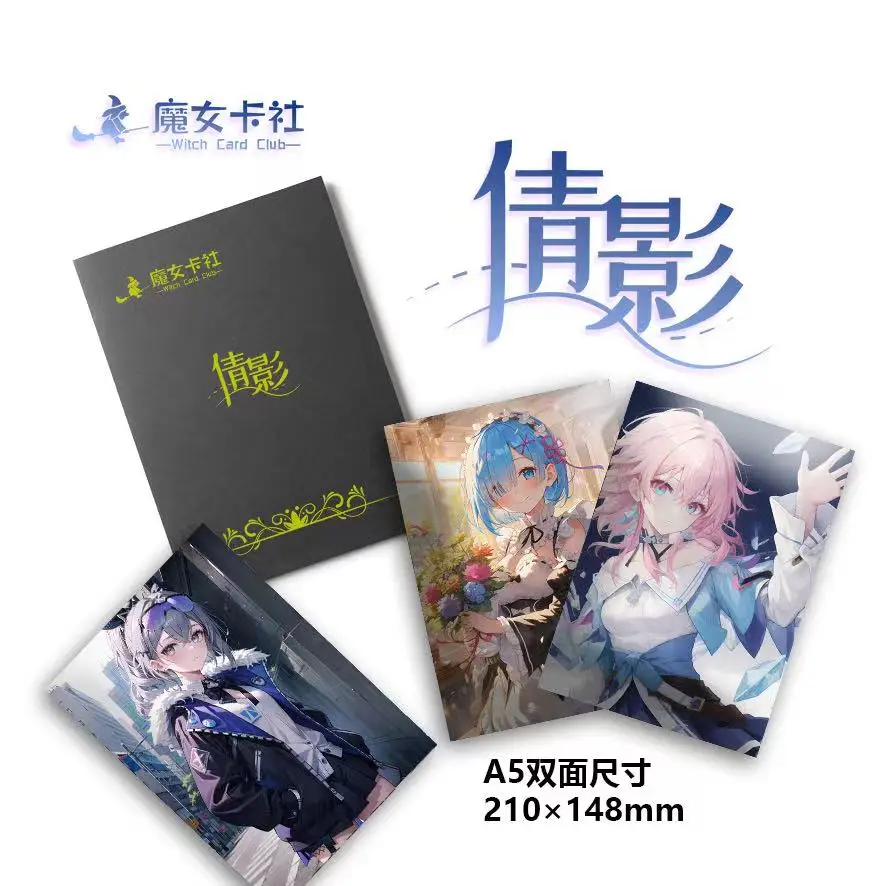 

New Goddess Story Collection A5 Cards Magic Girl Card Club Qianying Acg ccg Anime Girl Party Games Playing Cards Kids Toy Gift