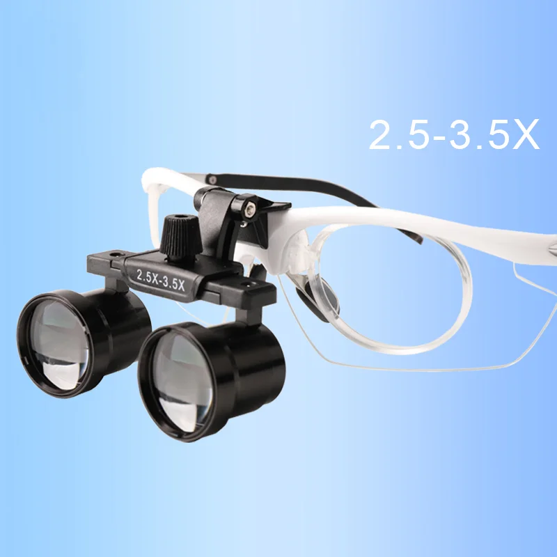 2.5X And 3.5X Dental Loupes One 2 Magnification Binocular Magnifying Glass Dentist Medical Magnifier Dentistry Surgical Loupes
2.5X And 3.5X Dental Loupes One 2 Magnification Binocular Magnifying Glass Dentist Medical Magnifier Dentistry Surgical Loupes