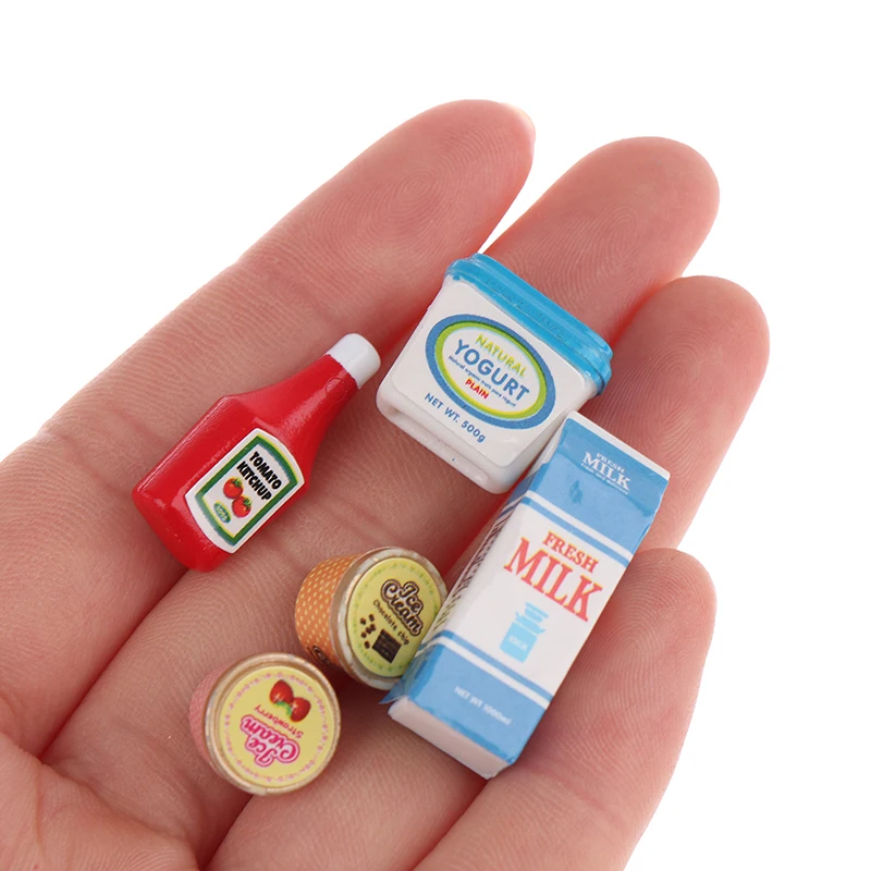 5Pcs/Set 1:12 Dollhouse Miniature Food Mini Tomato Sauce Iced Yogurt Dolls Kitchen Model Toy
5Pcs/Set 1:12 Dollhouse Miniature Food Mini Tomato Sauce Iced Yogurt Dolls Kitchen Model Toy