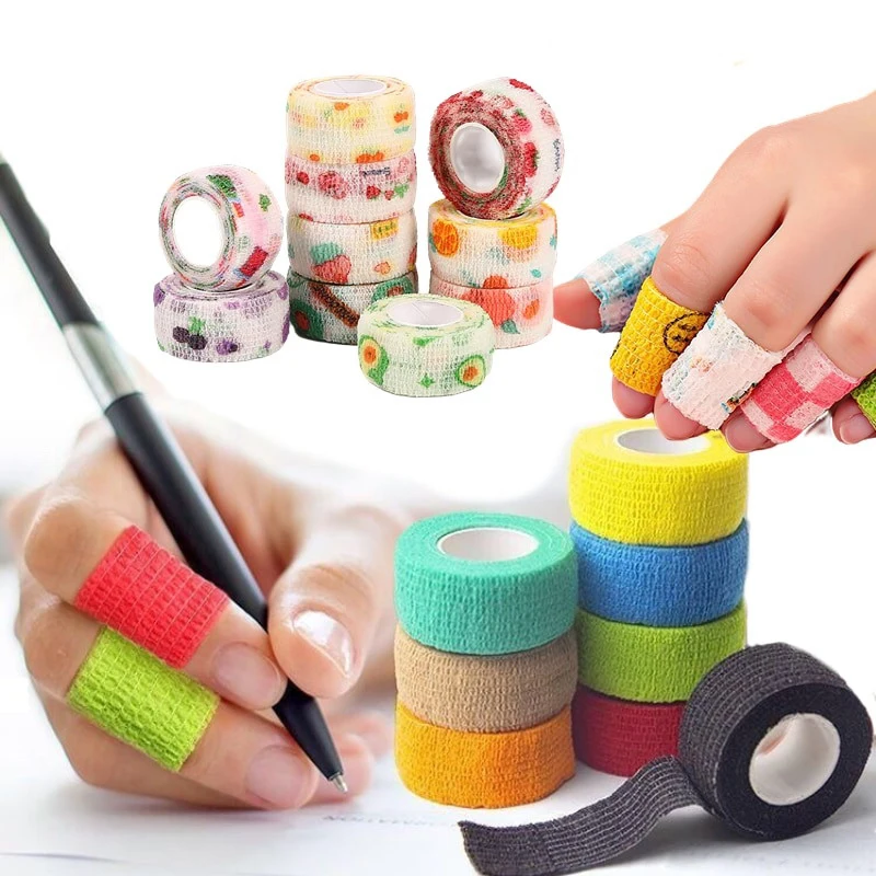 5pcs Finger Guard Bandage Writing Printed Medical Self-Adhesive Bandage Sports Tape Non-Woven Elastic Pet Tattoo Bandage
5pcs Finger Guard Bandage Writing Printed Medical Self-Adhesive Bandage Sports Tape Non-Woven Elastic Pet Tattoo Bandage