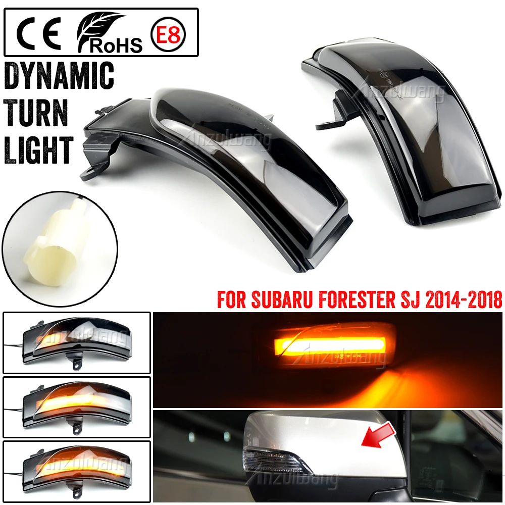 2 pcs Side Mirror Light Blinker Indicator Lamp For Subaru Forester SJ 2014 2015 2016 2017 2018 Dynamic Turn Signal Light
2 pcs Side Mirror Light Blinker Indicator Lamp For Subaru Forester SJ 2014 2015 2016 2017 2018 Dynamic Turn Signal Light