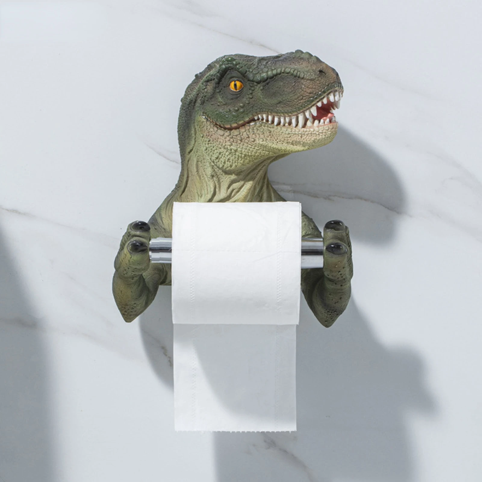 Creative Resin Dinosaur Tissue Box Bathroom Waterproof Non-perforated Modern Personality Tissue Holder Toilet Paper Holder Stand
Creative Resin Dinosaur Tissue Box Bathroom Waterproof Non-perforated Modern Personality Tissue Holder Toilet Paper Holder Stand