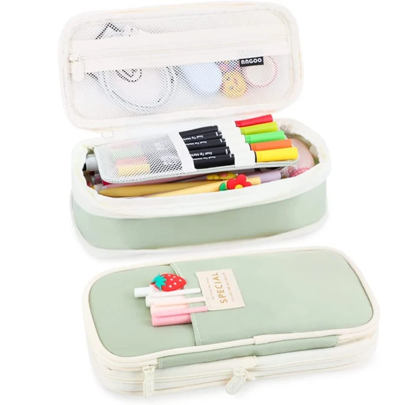 Kawaii Pencil Case Macaron Color Canvas Stretch Double Layer Large Capacity Pencil Box Cute Pencilcase Kids School Stationery
Kawaii Pencil Case Macaron Color Canvas Stretch Double Layer Large Capacity Pencil Box Cute Pencilcase Kids School Stationery
