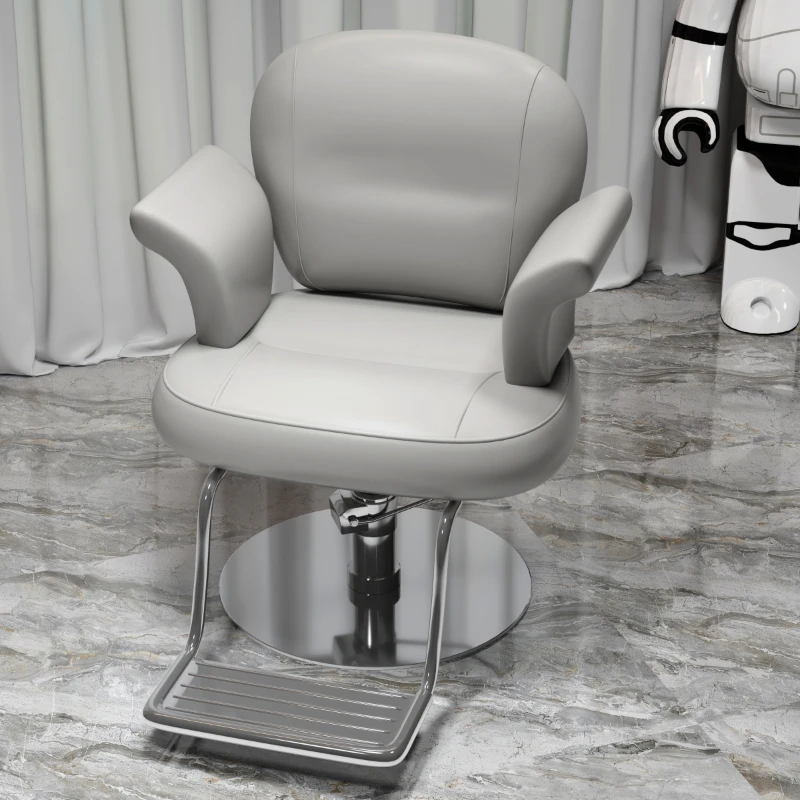 

Working Equipment Barber Chairs Swivel Ergonomic Rotating Waiting Barber Chairs Hydraulic Chaise Coiffure Salon Furniture YQ50BC