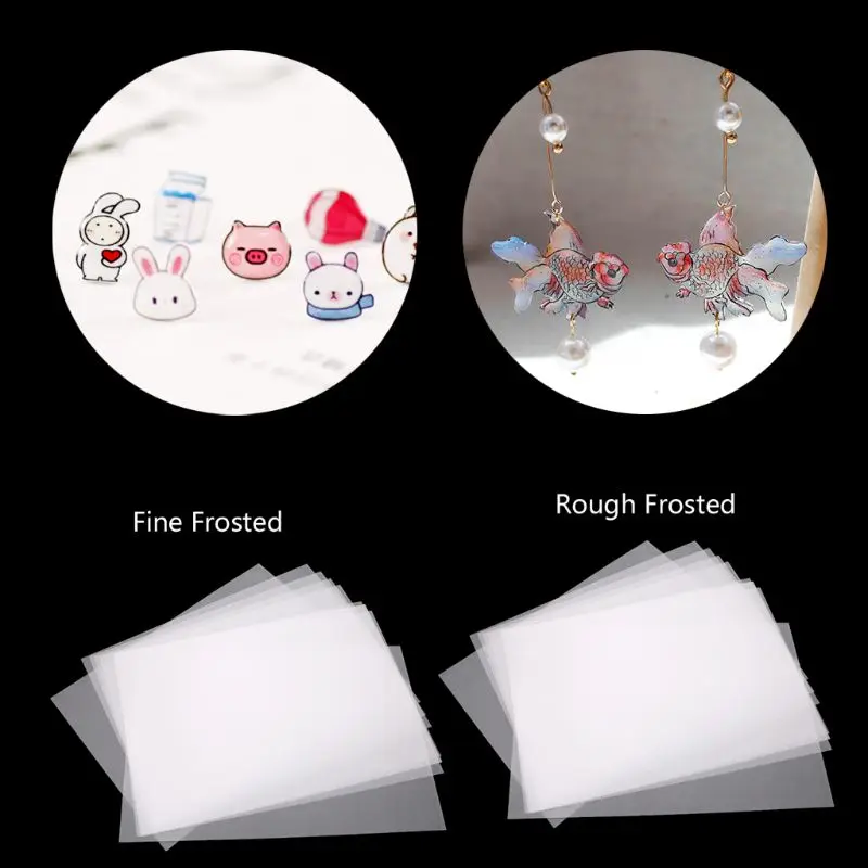 Clear Shrink Film Sheets Sanded Shrink Plastic Sheets,Shrink Paper for Kids for Creative Craft DIY Hand Training Ornamen
Clear Shrink Film Sheets Sanded Shrink Plastic Sheets,Shrink Paper for Kids for Creative Craft DIY Hand Training Ornamen