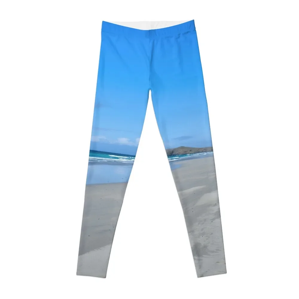 

Traigh Eais, Isle of Barra, Outer Hebrides. Leggings Pants sport Women's high waist sportswear for gym Womens Leggings