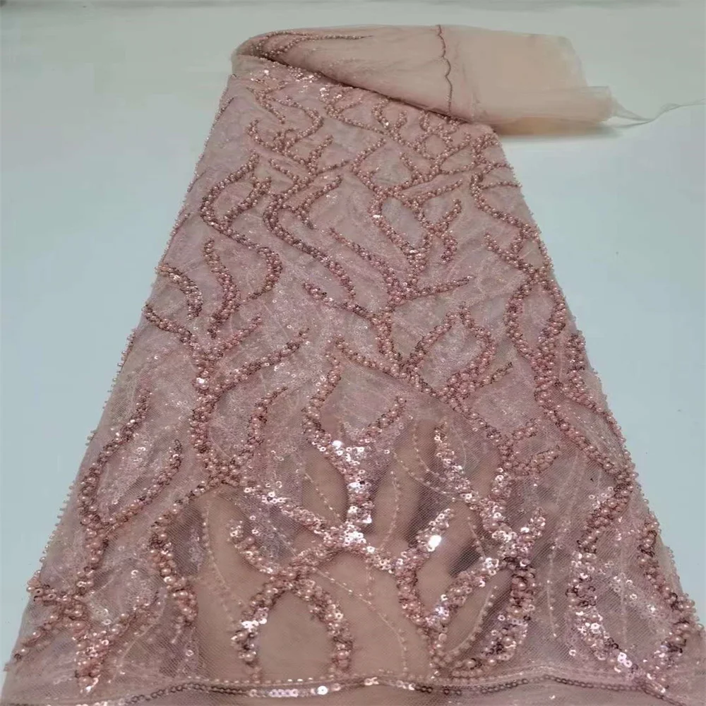 Sequins African French Lace Fabric 2022 High Quality Tulle Lace Material Beaded Bridal For Nigerian Wedding Dress Sewing qc15-88
Sequins African French Lace Fabric 2022 High Quality Tulle Lace Material Beaded Bridal For Nigerian Wedding Dress Sewing qc15-88