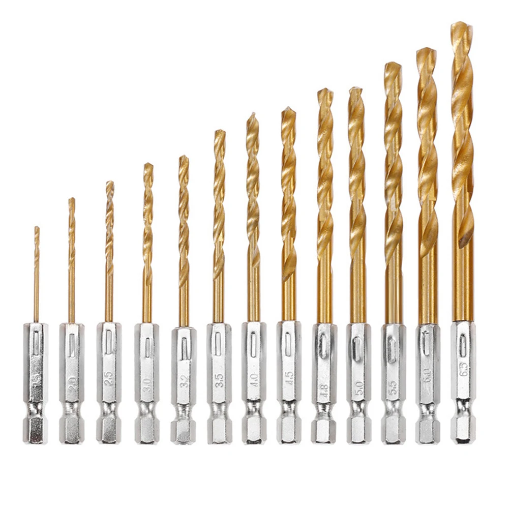 13pcs Hexagonal Shank Drill Bit Drill Bit Kit Drill Bit Quick Change Adapter Tool For Drilling Various Sizes Power Tools
13pcs Hexagonal Shank Drill Bit Drill Bit Kit Drill Bit Quick Change Adapter Tool For Drilling Various Sizes Power Tools