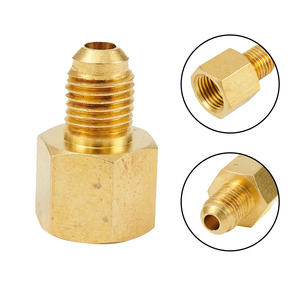 Brass Support SAE 1/4" To G1/4'' Flare Female To Male Reducing Fitting Reducer Brass Pipe Connector Adapeter Air Conditioner
Brass Support SAE 1/4" To G1/4'' Flare Female To Male Reducing Fitting Reducer Brass Pipe Connector Adapeter Air Conditioner