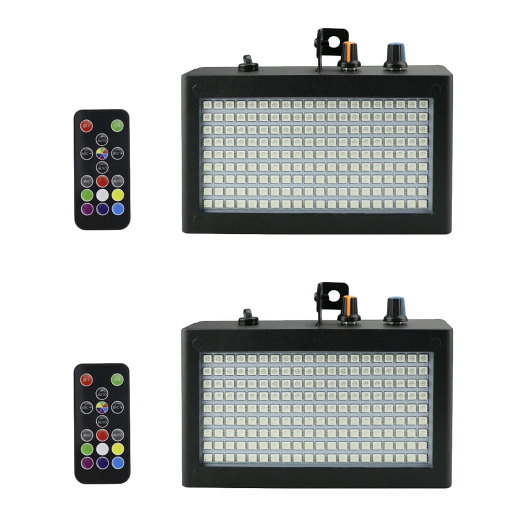 2X 180 LEDs Strobe Flash Light Portable 35W Remote Sound Control Strobe Speed for Stage Disco Bar Party Club(EU Plug)
2X 180 LEDs Strobe Flash Light Portable 35W Remote Sound Control Strobe Speed for Stage Disco Bar Party Club(EU Plug)