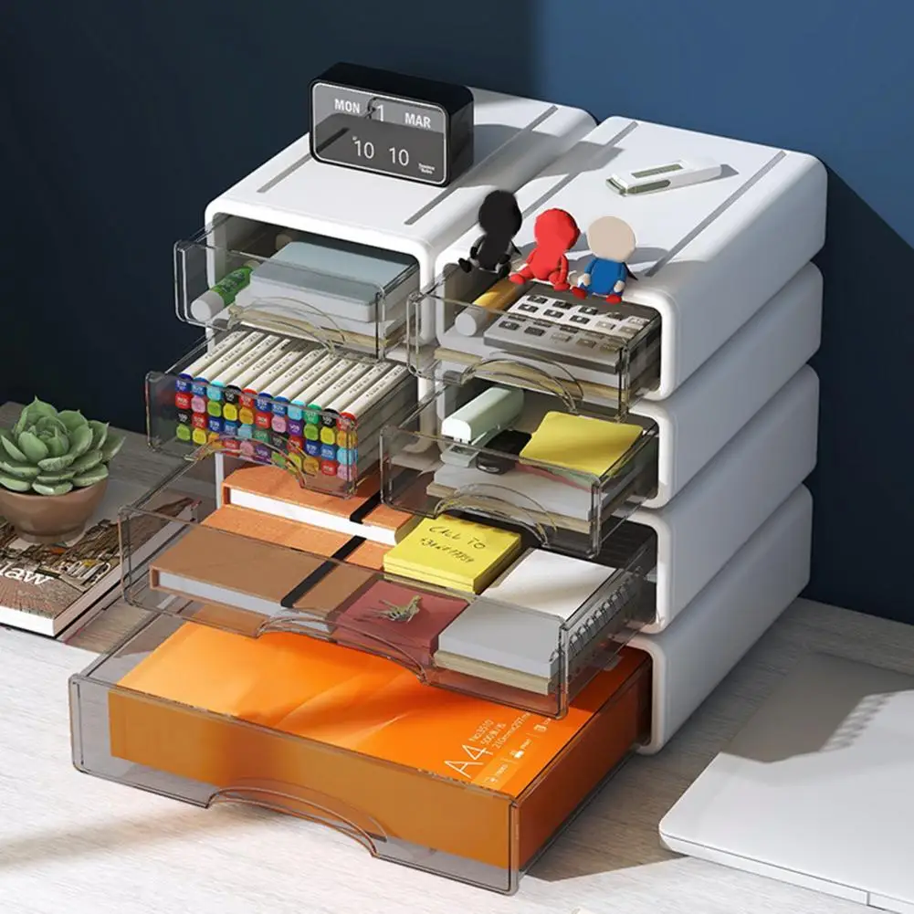 Storage Box with Transparent Drawers Item Storage Organizer Multi-functional Stackable Storage Box Transparent for Stationery
Storage Box with Transparent Drawers Item Storage Organizer Multi-functional Stackable Storage Box Transparent for Stationery