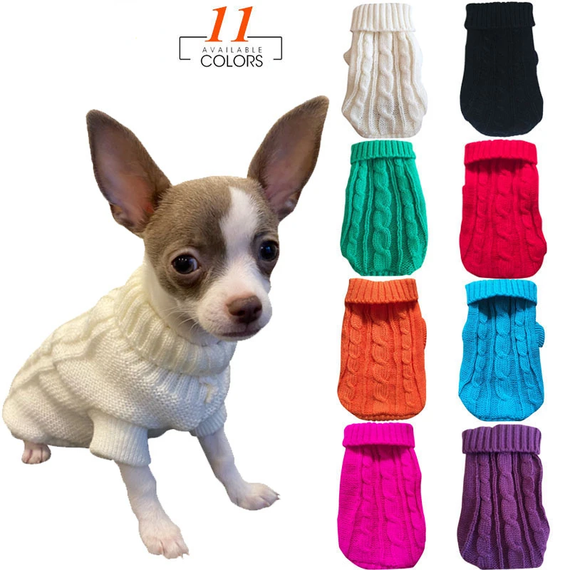 Pet Dog Sweaters Winter Pet Clothes for Small Dogs Warm Sweater Coat Outfit for Cats Clothes Woolly Soft Dog T Shirt Jacket
Pet Dog Sweaters Winter Pet Clothes for Small Dogs Warm Sweater Coat Outfit for Cats Clothes Woolly Soft Dog T Shirt Jacket