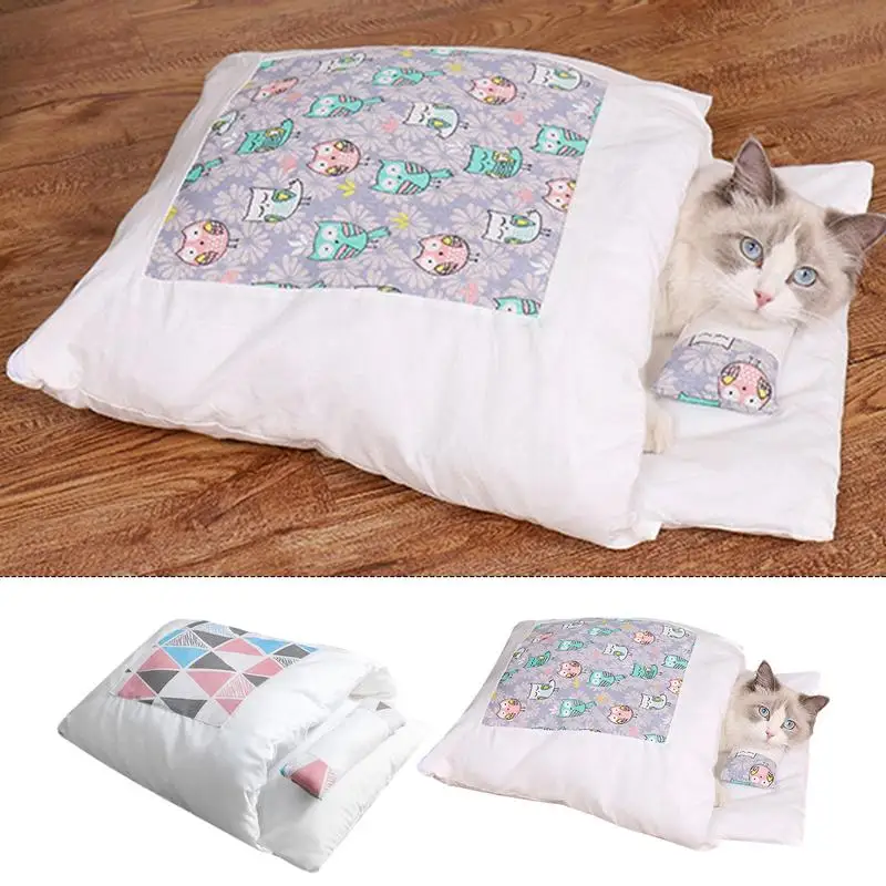 Cat Snuggle Sack Cat Bag With A Pillow Thickened Warm Machine Washable Anti-Slip Fluffy Comfortable Cat Burrow Bed For Indoor
Cat Snuggle Sack Cat Bag With A Pillow Thickened Warm Machine Washable Anti-Slip Fluffy Comfortable Cat Burrow Bed For Indoor
