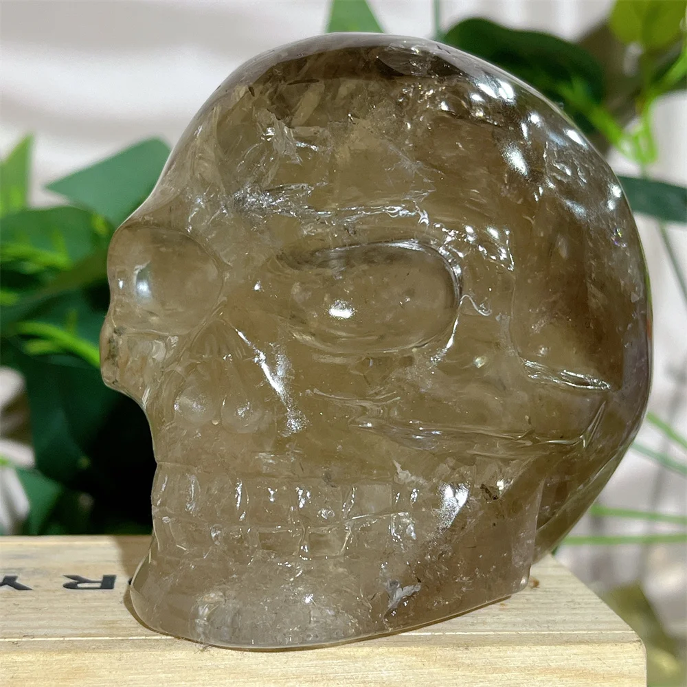 Smokey Skull Crystal Natural Crystal Stone Quartz Carving Handmad Spiritual Minerals Feng Shui Reiki Stone Quartz Home
Smokey Skull Crystal Natural Crystal Stone Quartz Carving Handmad Spiritual Minerals Feng Shui Reiki Stone Quartz Home