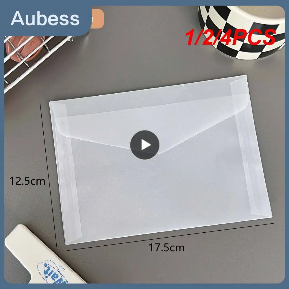 

1/2/4PCS Translucent Storage Bag 17.5*12.5cm Durable And Environmentally Friendly Protective Bag Approximately 2.2g Water Proof