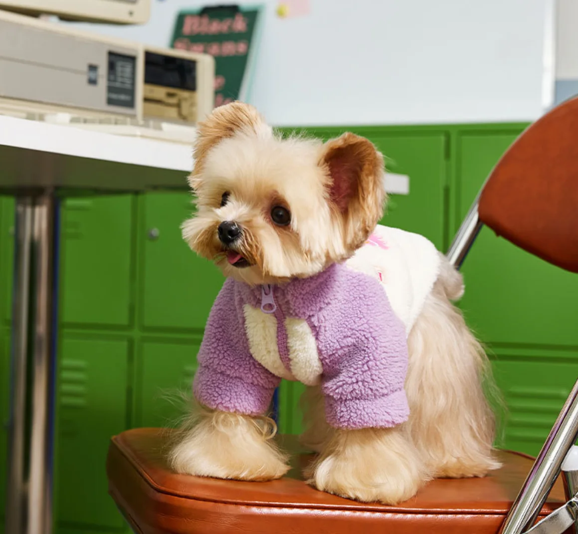 Thick Fleece Coat for Dogs and Cats, Retro Zipper Jacket, Small and Medium Dog Outwear, Pet Costume Clothes, Winter
Thick Fleece Coat for Dogs and Cats, Retro Zipper Jacket, Small and Medium Dog Outwear, Pet Costume Clothes, Winter