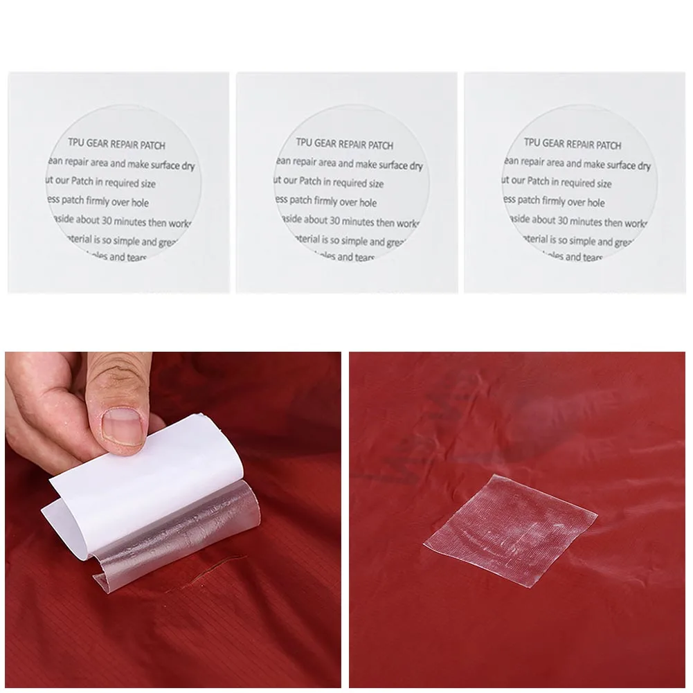 

3Pcs Naturehike TPU Gear Repair Patch 3pcs Waterproof Patch For Tent Sleeping BagMatInflatableSofaRansparencyCampingTools