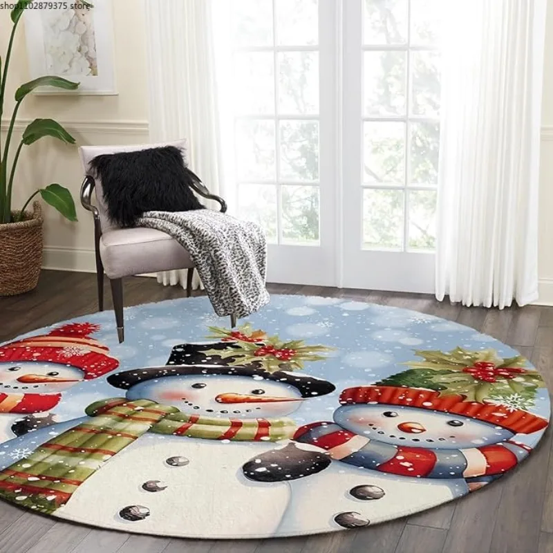 Large Round Area Rug for Living Room Bedroom, Non-Slip Rugs for Kids Room, Christmas Carpet for Home Nursery Room Decor
Large Round Area Rug for Living Room Bedroom, Non-Slip Rugs for Kids Room, Christmas Carpet for Home Nursery Room Decor