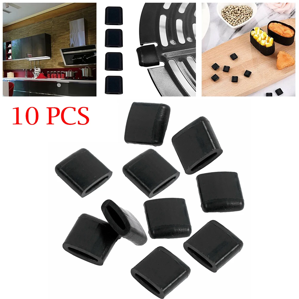 Home Air Fryer Rubber Bumpers Replacement Scratch Protection Cover 10pcs Accessories Black High Temperature Resistant
Home Air Fryer Rubber Bumpers Replacement Scratch Protection Cover 10pcs Accessories Black High Temperature Resistant