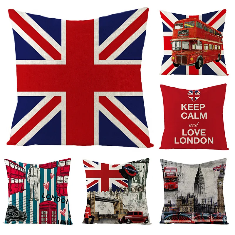 Vintage British Style Cushion Cover 18x18 Inches Linen Throw Pillowcase Retro Home Decorative Pillow Covers Pillowcase for Couch
Vintage British Style Cushion Cover 18x18 Inches Linen Throw Pillowcase Retro Home Decorative Pillow Covers Pillowcase for Couch