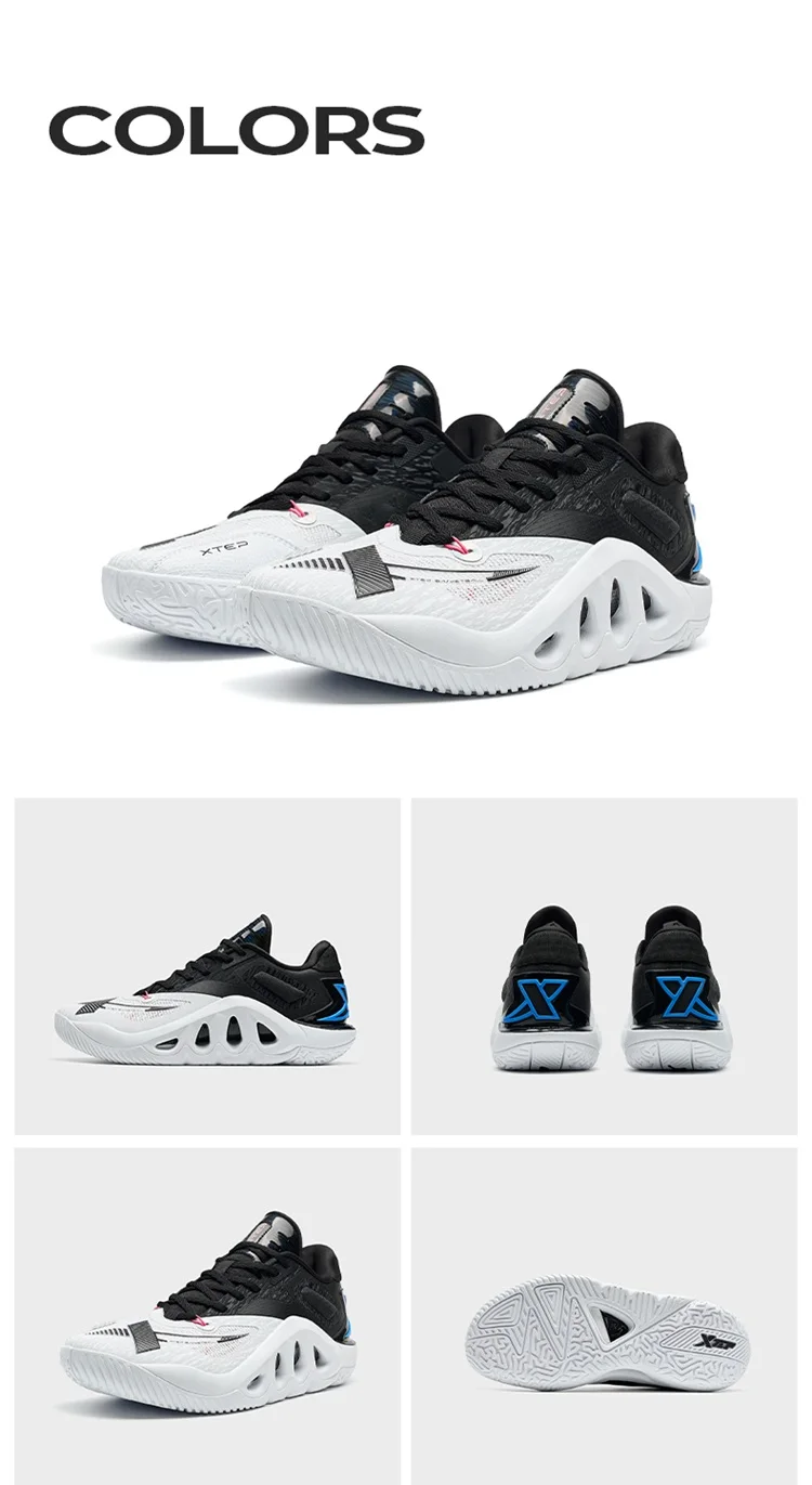 Xtep garras do diabo tênis de basquete para homem 2024 outono confortável sapatos esportivos combate estabilidade rebote tênis 876319120001 Xtep garras do diabo tênis de basquete para homem 2024 outono confortável sapatos esportivos combate estabilidade rebote tênis 876319120001