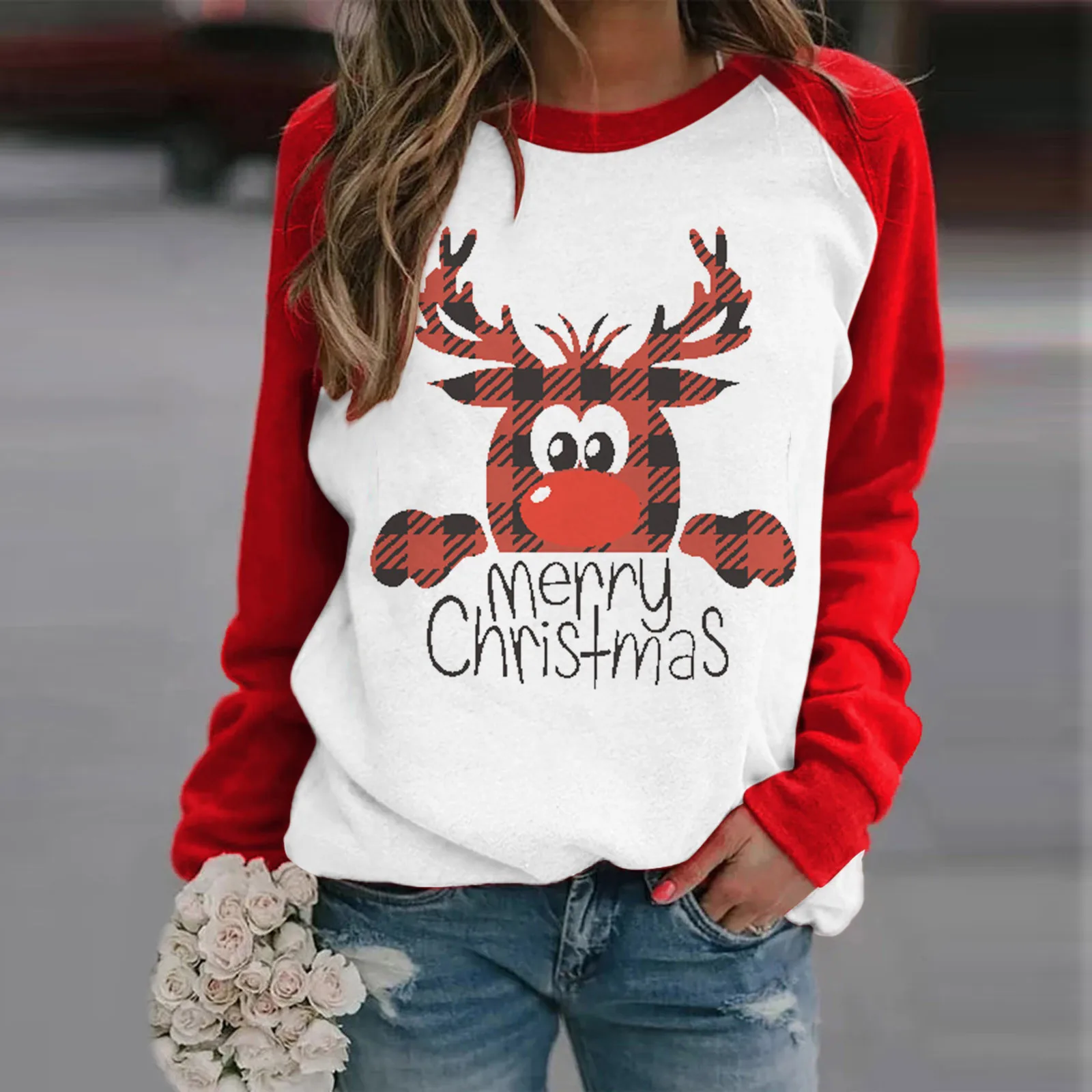 Xmas Women T-Shirt Christmas Female Tee Girls Cute Reindeer T Shirts Top Oversize 3d Print Elegant Cloth Female New Year Pullove
Xmas Women T-Shirt Christmas Female Tee Girls Cute Reindeer T Shirts Top Oversize 3d Print Elegant Cloth Female New Year Pullove