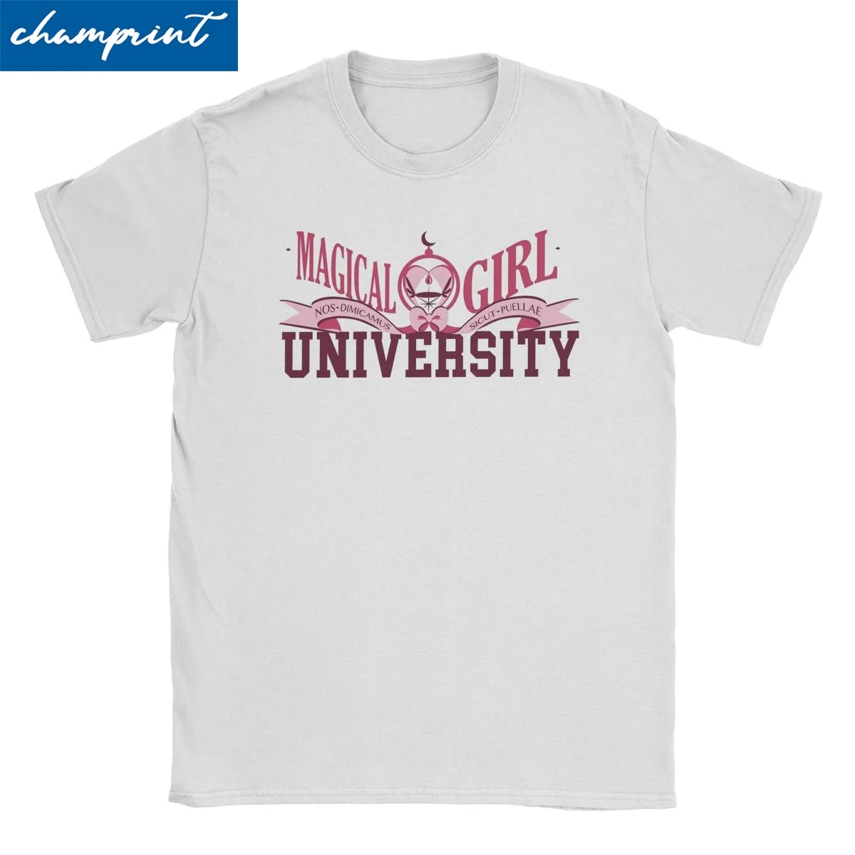 

Magical Girl University Puella Magi T-Shirts for Men Women Fun 100% Cotton Tees Crewneck Short Sleeve T Shirts Gift Idea Clothes