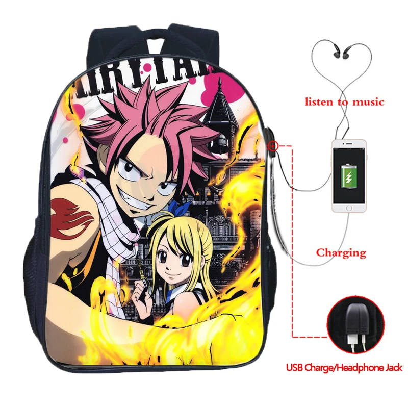 Kawaii fairy tail mochila moda bookbag sacos de escola para meninas зарядки usb mochila feminina mochilas hip hop bolsa
Kawaii fairy tail mochila moda bookbag sacos de escola para meninas зарядки usb mochila feminina mochilas hip hop bolsa