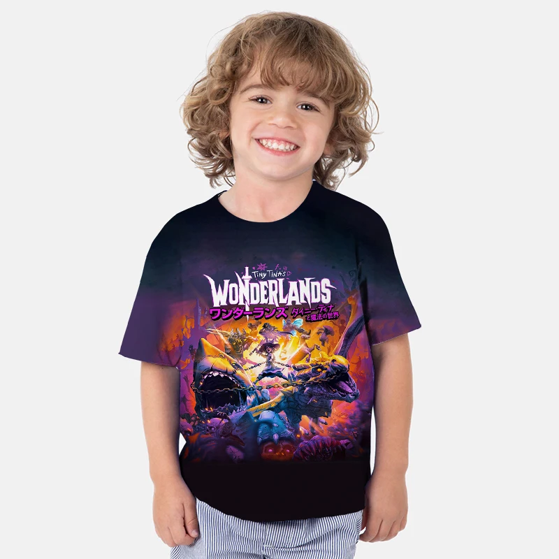 Game Tiny Tina's Wonderlands 3D T-shirt Summer New Harajuku Sport Style Kids Clothes Tees Boys Girls Children T Shirt
Game Tiny Tina's Wonderlands 3D T-shirt Summer New Harajuku Sport Style Kids Clothes Tees Boys Girls Children T Shirt