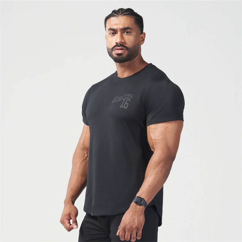 Men's Short Sleeve T Shirt Gym Summer Sportswear T-shirts For Men Fitness Tight-fitting Print Tops Running Jogging Tees Clothes
Men's Short Sleeve T Shirt Gym Summer Sportswear T-shirts For Men Fitness Tight-fitting Print Tops Running Jogging Tees Clothes