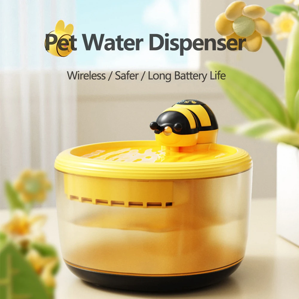 Pet Water Dispenser Mute Auto Cat Water Fountain Wireless Smart Sensor Drinker Feeder 2.2L Water Drinking Bowls Pet Supplies
Pet Water Dispenser Mute Auto Cat Water Fountain Wireless Smart Sensor Drinker Feeder 2.2L Water Drinking Bowls Pet Supplies