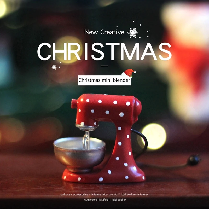 1:12 Dollhouse Miniature Red Christmas New Year Red Mixer Blender Model Christmas Scene Ornament Kitchen Decor Toy
1:12 Dollhouse Miniature Red Christmas New Year Red Mixer Blender Model Christmas Scene Ornament Kitchen Decor Toy