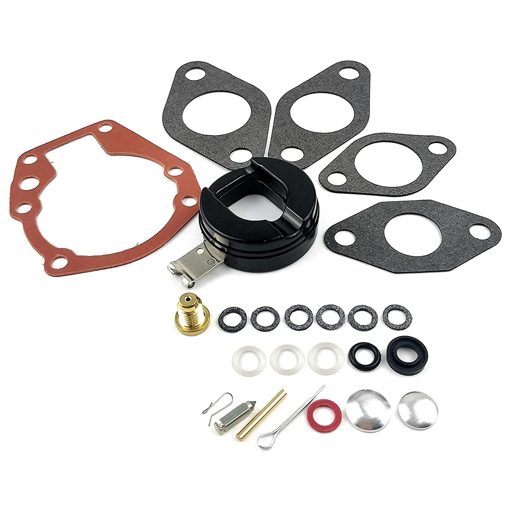 

Carb Rebuild Kit 439071 with Float Replaces Johnson Evinrude OMC/BRP Outboard 3 4 5 5.5 6 7.5 10 15 18 HP Carburetor