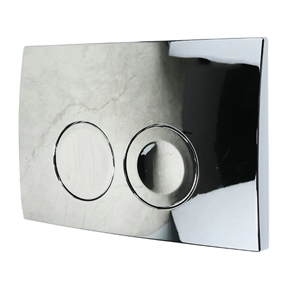 

Gloss Chrome Dual Flush Actuator Plate For Geberit For Delta 21 For Concealed Cisterns Toilet Flush Button 115.125.21.1