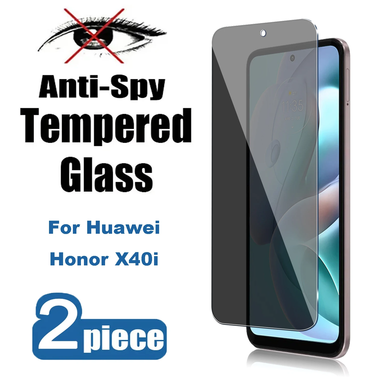 2Pcs High Auminum Anti-Spy Tempered Glass For Honor X40i Privacy Screen Protectors For Honor X40i Glass Films
2Pcs High Auminum Anti-Spy Tempered Glass For Honor X40i Privacy Screen Protectors For Honor X40i Glass Films