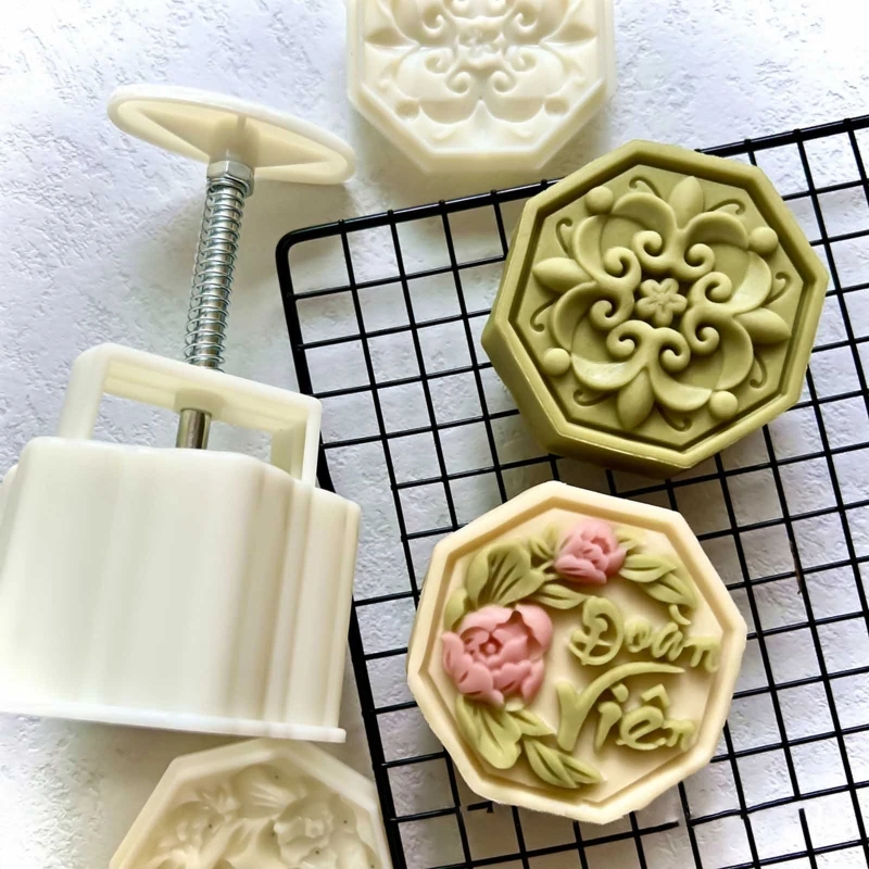 Mooncake Moulds Window Grilles Fish Shaped Mooncake Accessories Pastry Stamps Mooncake Stamps for Mid-Autumn Baking
Mooncake Moulds Window Grilles Fish Shaped Mooncake Accessories Pastry Stamps Mooncake Stamps for Mid-Autumn Baking