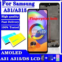 Écran tactile LCD Super Amoled de remplacement, pour Samsung Galaxy A31 A315 A315F=
