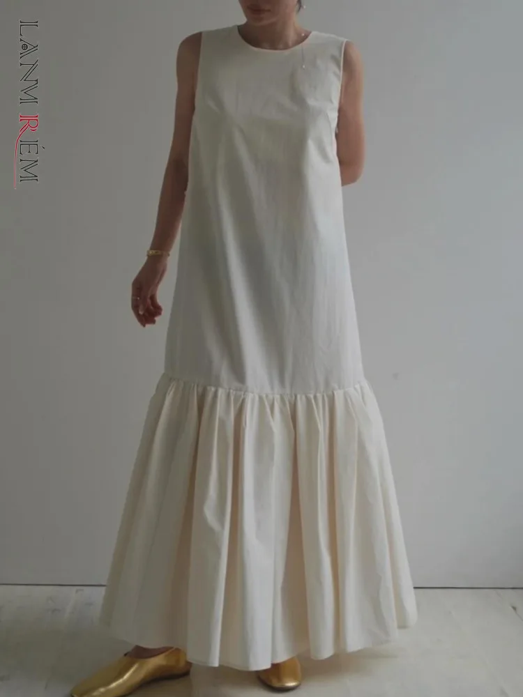 LANMREM A-line Dress For Women Round Neck Sleeveless Backless Dresses Casual Solid Female Clothing 2023 Summer New 2CY162
LANMREM A-line Dress For Women Round Neck Sleeveless Backless Dresses Casual Solid Female Clothing 2023 Summer New 2CY162