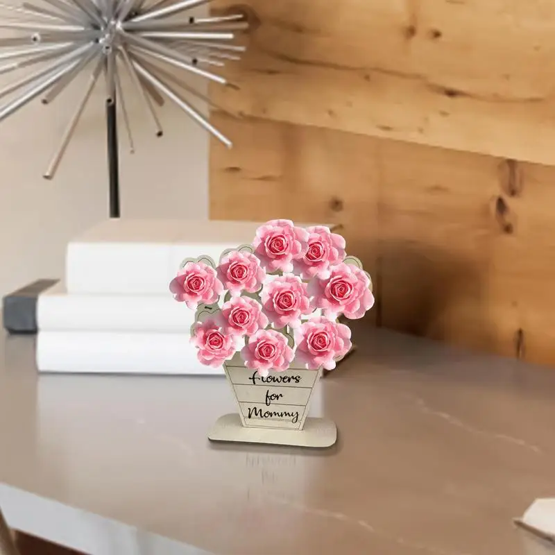 Wood Flower DIY Table Decor Flower Bouquet Card Ornament Fun Crafts Centerpieces For Desktop Home Party Doodle Scrapbooking
Wood Flower DIY Table Decor Flower Bouquet Card Ornament Fun Crafts Centerpieces For Desktop Home Party Doodle Scrapbooking