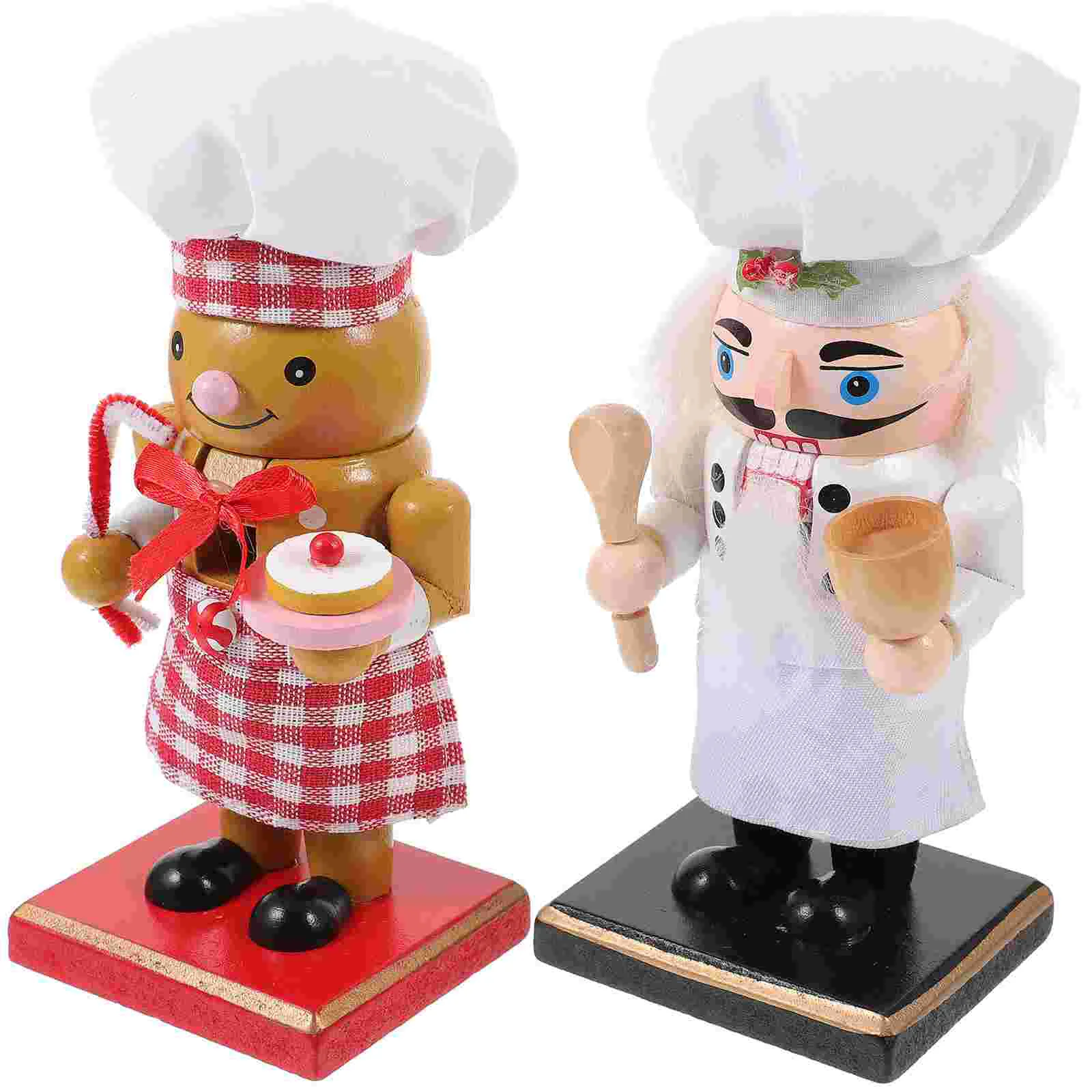 2pcs Chef Nutcracker Cute Wooden Chef Nutcracker Figure Christmas Wood Puppet Ornament
2pcs Chef Nutcracker Cute Wooden Chef Nutcracker Figure Christmas Wood Puppet Ornament