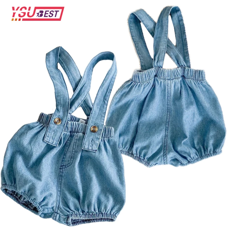Baby Denim Romper Summer Newborn Girls Boys Unisex Sleeveless Pocket Romper Toddler Jumpsuits Overalls Outfits Infant Clothing 
Baby Denim Romper Summer Newborn Girls Boys Unisex Sleeveless Pocket Romper Toddler Jumpsuits Overalls Outfits Infant Clothing