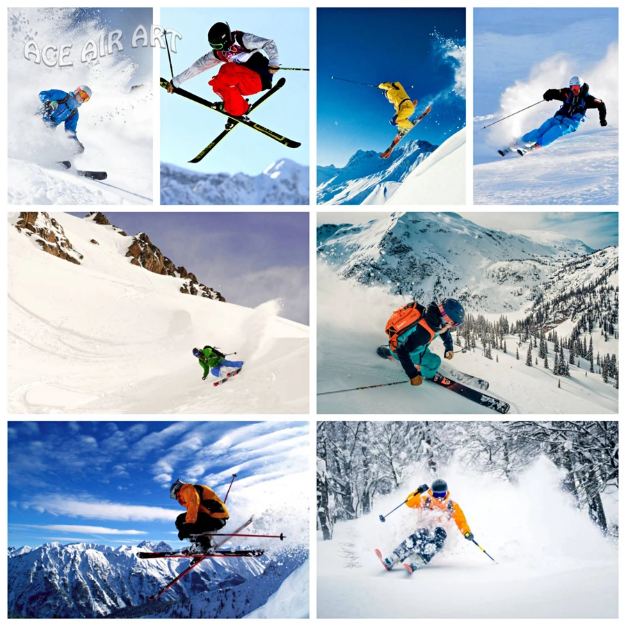 5D DIY Diamond Painting of Winter Sports Skiing Full Round/Square Drills Wall Decor Embroidery Mosaic Art Decoration for Home
5D DIY Diamond Painting of Winter Sports Skiing Full Round/Square Drills Wall Decor Embroidery Mosaic Art Decoration for Home
