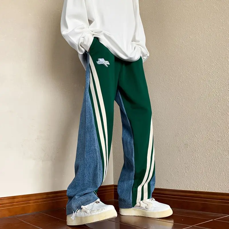 Spring KPOP Fashion Style Harajuku Slim Fit Trousers All Match Vintage Jeans Loose Casual Wide Leg Pants Patchwork Sweatpants
Spring KPOP Fashion Style Harajuku Slim Fit Trousers All Match Vintage Jeans Loose Casual Wide Leg Pants Patchwork Sweatpants