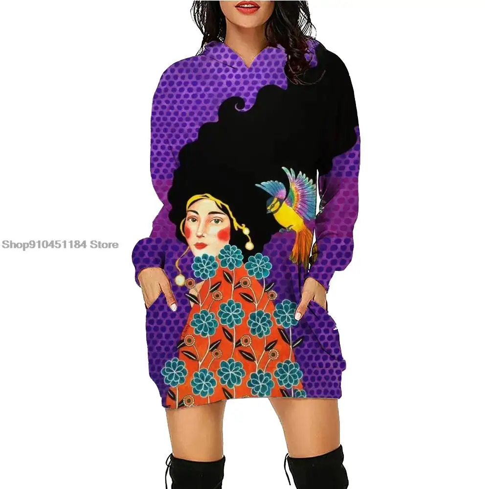 Fashion Women_s Print Long Sleeve Hoodie Dress Autumn Women's Casual Long Sleeve Pullover Clothing Retro Street Skirt Tops
Fashion Women_s Print Long Sleeve Hoodie Dress Autumn Women's Casual Long Sleeve Pullover Clothing Retro Street Skirt Tops