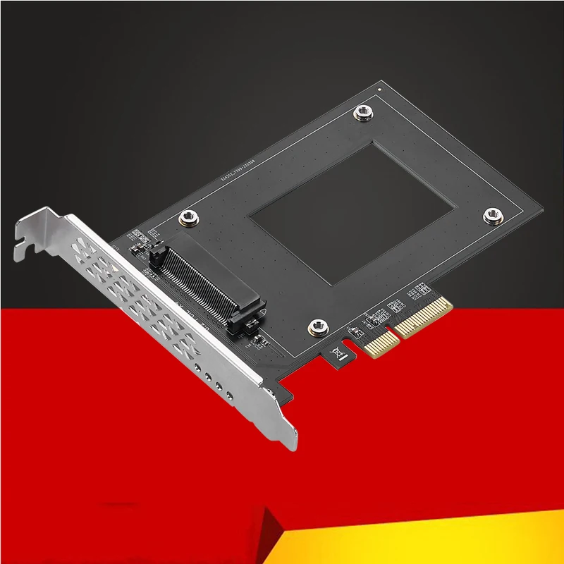 U.2 to PCIe4.0 Adapter High Speed PCI Express X4/X8/X16 to U.2 SFF-8639 Expansion Card Riser 7000Mbps for Intel 2.5" NVMe U2 SSD
U.2 to PCIe4.0 Adapter High Speed PCI Express X4/X8/X16 to U.2 SFF-8639 Expansion Card Riser 7000Mbps for Intel 2.5" NVMe U2 SSD