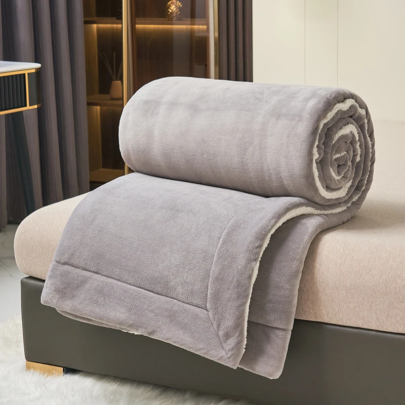 Winter Thick Warm Fleece Velvet Blanket Dual-sided Solid Color Throw Blanket Skin-friendly Comfortable Blankets for Adults
Winter Thick Warm Fleece Velvet Blanket Dual-sided Solid Color Throw Blanket Skin-friendly Comfortable Blankets for Adults